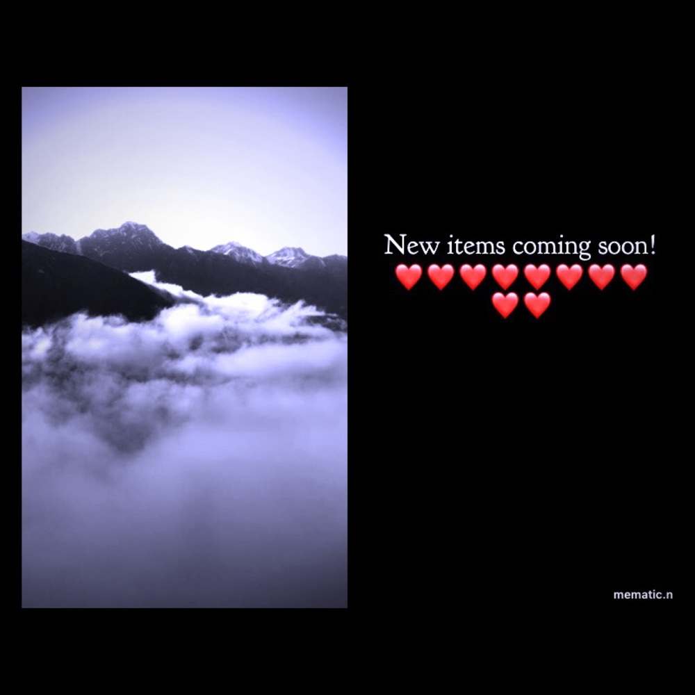 New items coming soon!